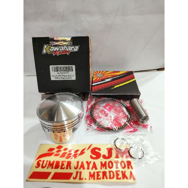 Seher KAWAHARA ukuran 52 pin 13 Piston 52 pin 13 model dome jenong Kawahara racing original