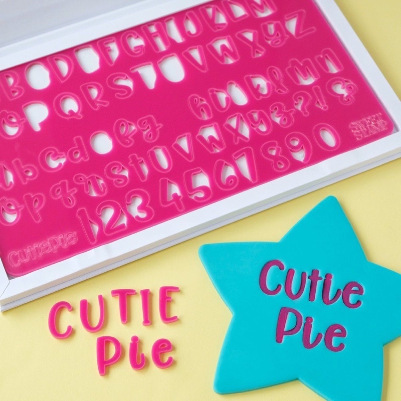 

Sweet Stamp Lettering CUTIE PIE - Medium