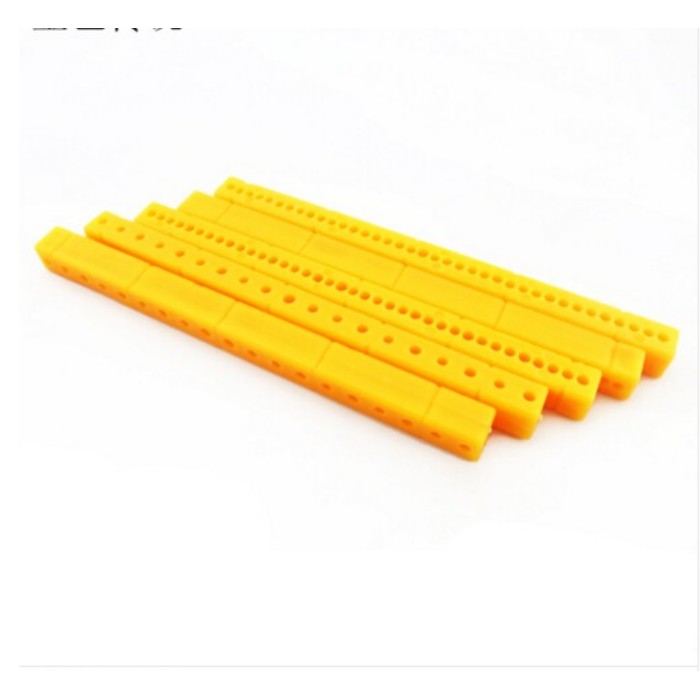 95mm yellow plastic strip short plastic strip model accessories diy