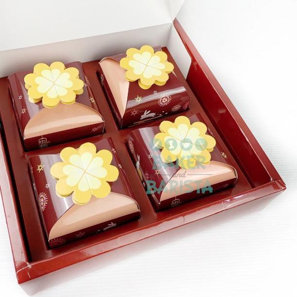 

Model Baru ♧ Mooncake box 100g 4 Autumn 3 136326 dus kue bulan packaging moon cake kemasan kue moonc