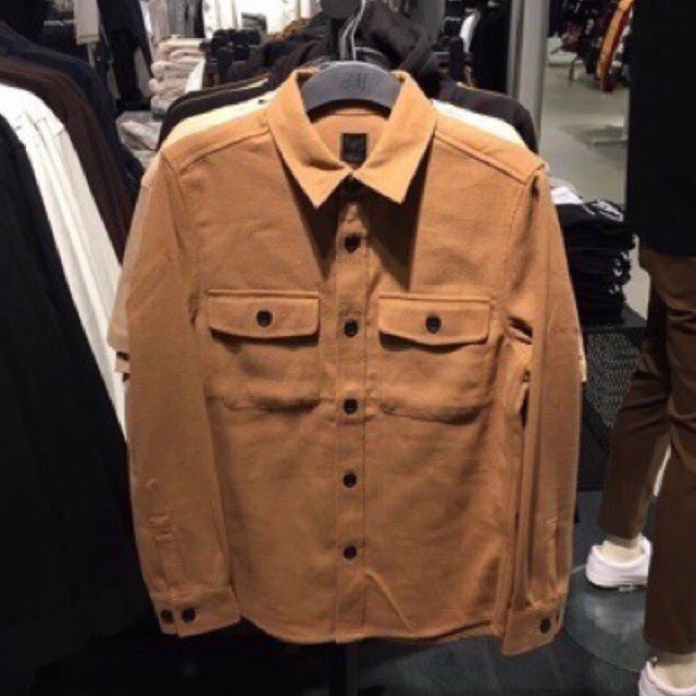 Jaket kemeja cowok HnM