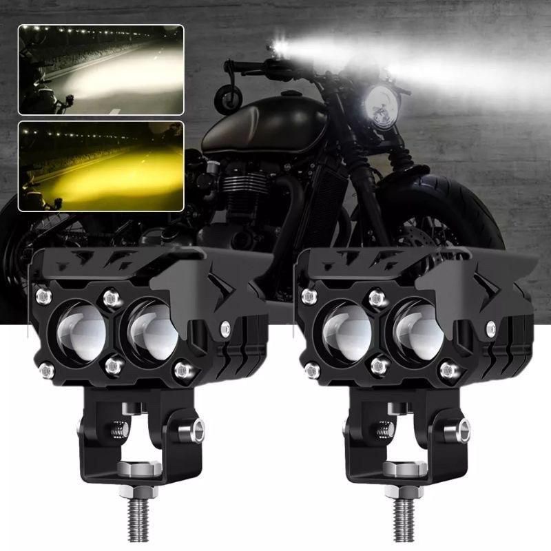 Lampu Tembak LED Sql 2 Mata Driving led putih kuning