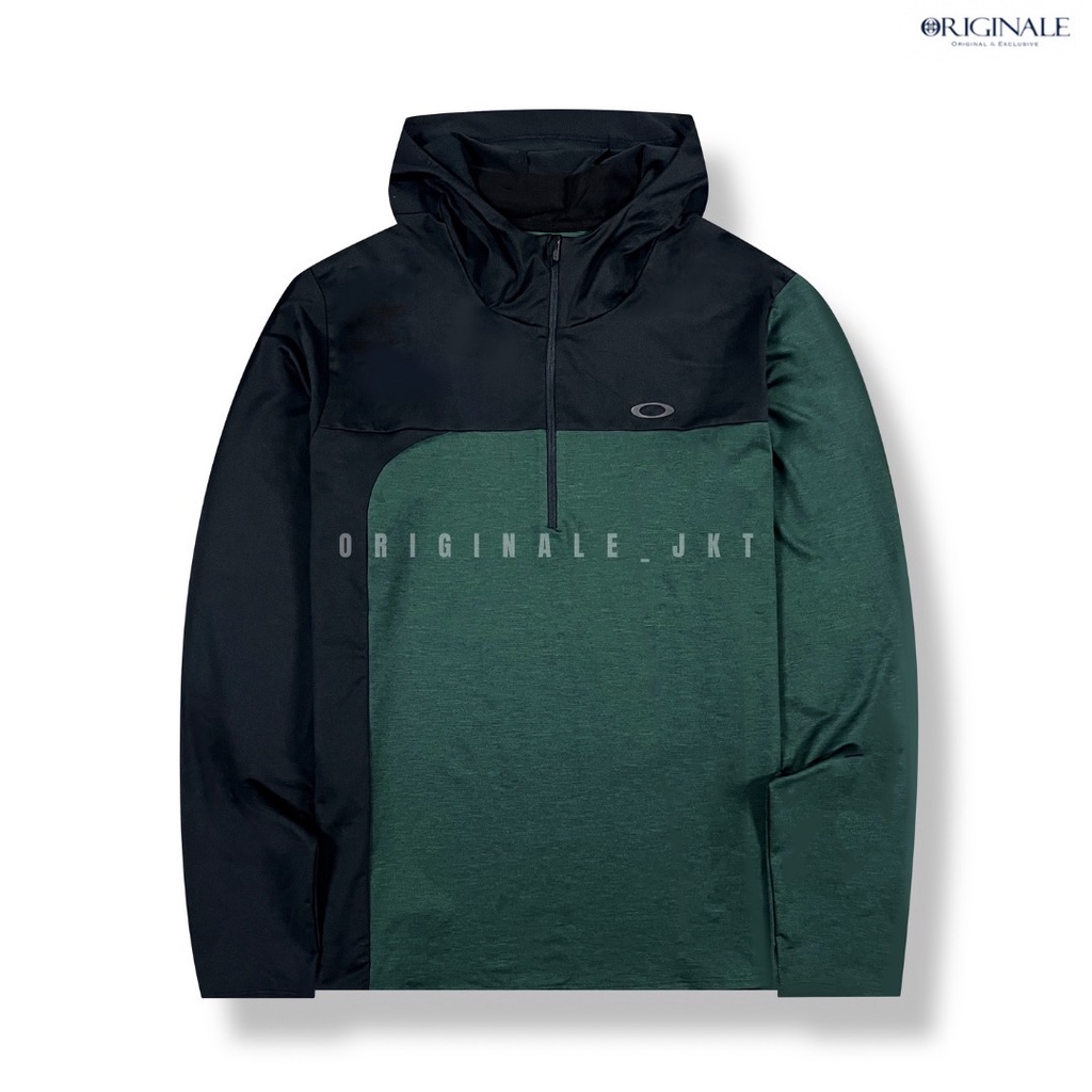 OAK Range 2.0 Quarter-Zip Pullover Jacket - Green/Black