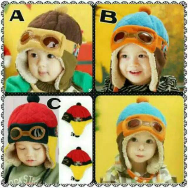 Topi Pilot Bayi Topi Pilot Anak dan Bayi Korea Pilot Hat