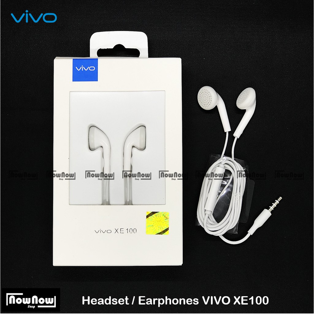 Headset Earphone Vivo XE100 Original OEM Handsfree X3S X5 Y21 Y22 Y27 Y31 Y35 Y51 Y53 Y55 V3 V5 V7