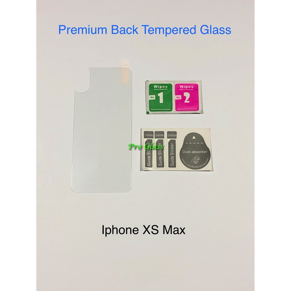 Iphone X / XS / XR / XS MAX BACK TEMPERED GLASS Premium Magic Glass