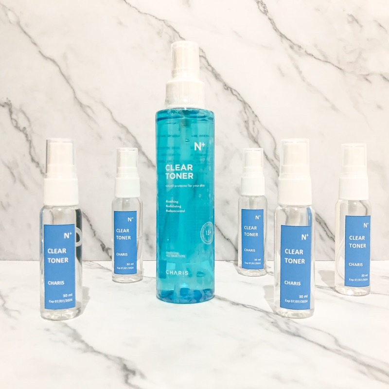 N+ Clear Toner Share - A.Stop Clear Toner - toner ekfoliasi jerawat