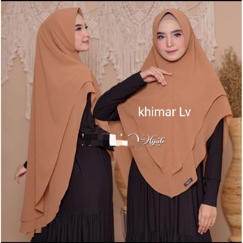 Khimar LV XXL ceruty babydoll hijab instan