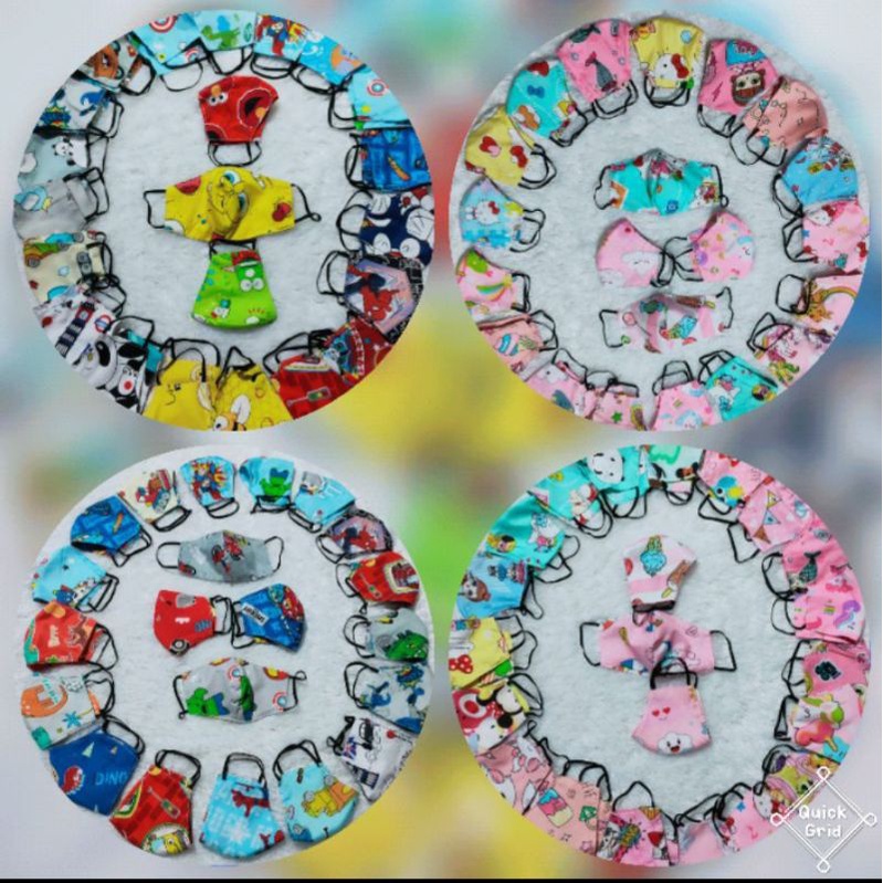 masker anak 2 ply