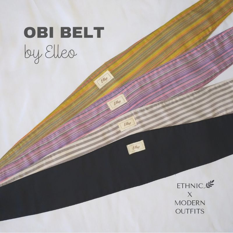 Obi Belt / Ikat Pinggang Jepang / Obi Jepang Tenun Etnik by Elleo