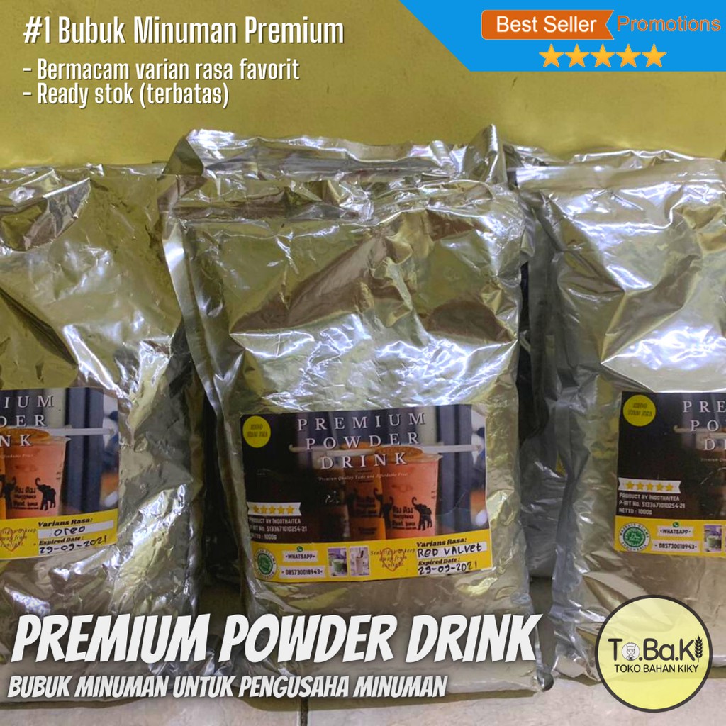 Jual SERBUK MINUMAN / BUBUK MINUMAN MILKSHAKE / POWDER DRINK PREMIUM ...