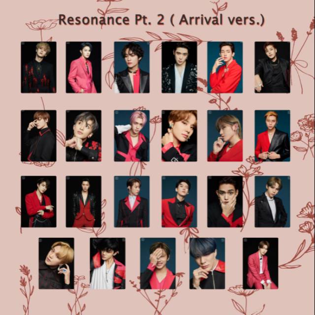 Photocard NCT resonance part 2 arrival version | 1 set isi 23