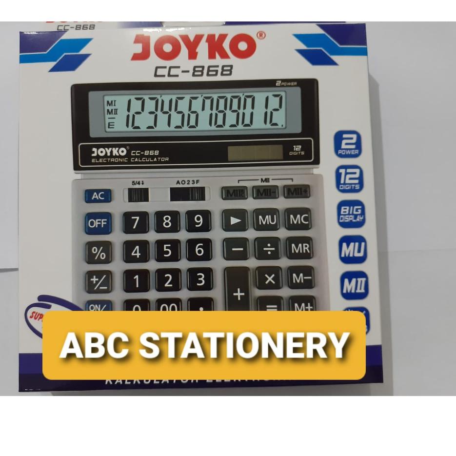 

[PRODUK GNLCQ] Kalkulator Joyko besar CC-868 ACL