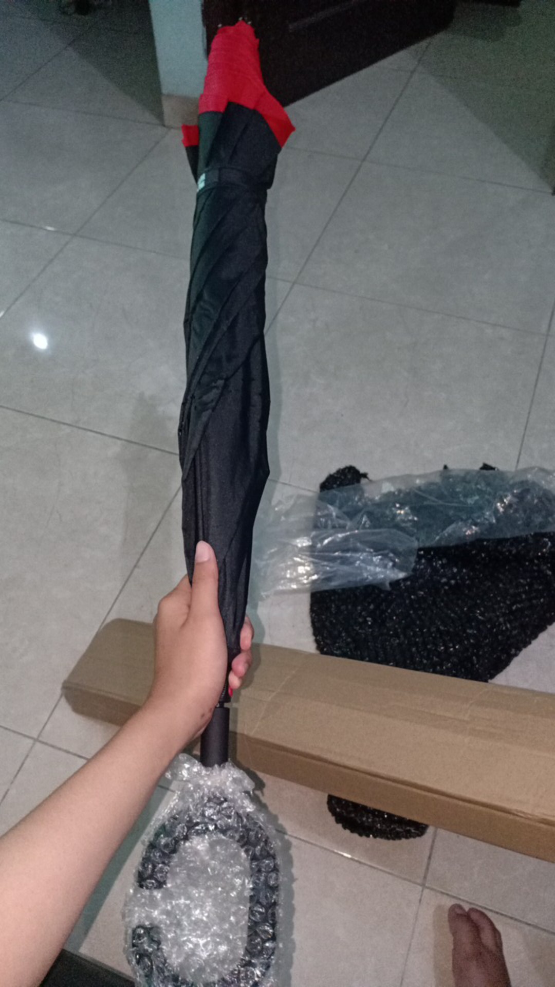 Payung Mobil / Payung Terbalik / Kazbrella / Warna Luar / Hitam Dalam