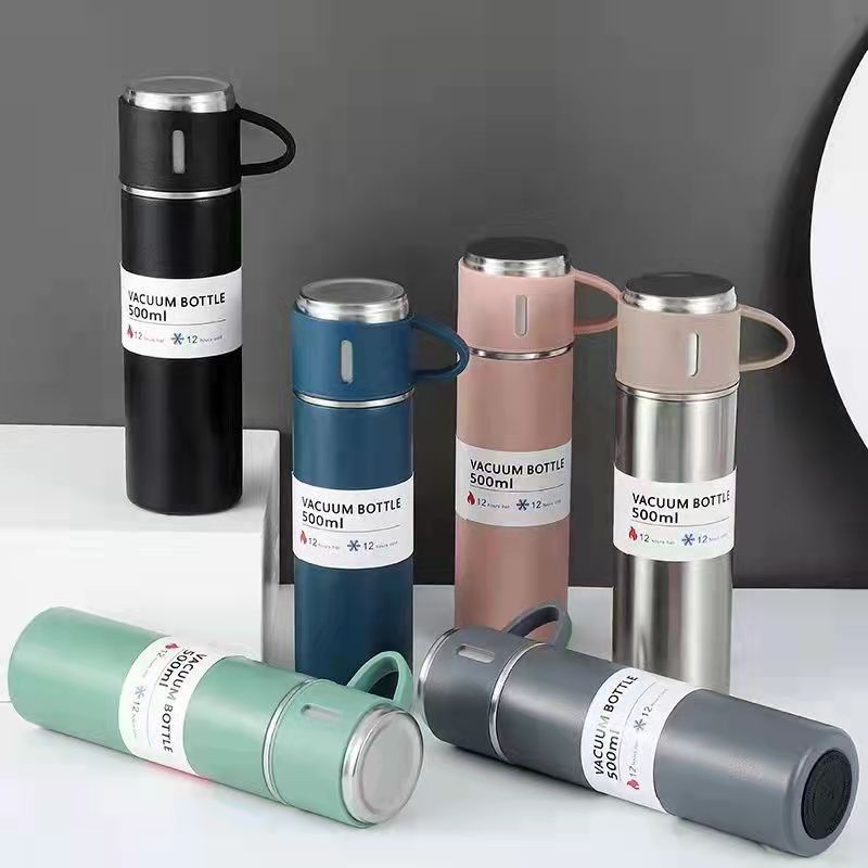 TUMBLER AIR BOTOL MINUM 500ML TERMOS VACCUM CUP PANAS DINGIN IMPORT BOTOL AIR TEMPAT AIR MINUM TUTUP MODEL GELAS