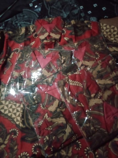Kemeja Batik Pria Lengan Panjang Size M L Xl Xxl Xxxl
