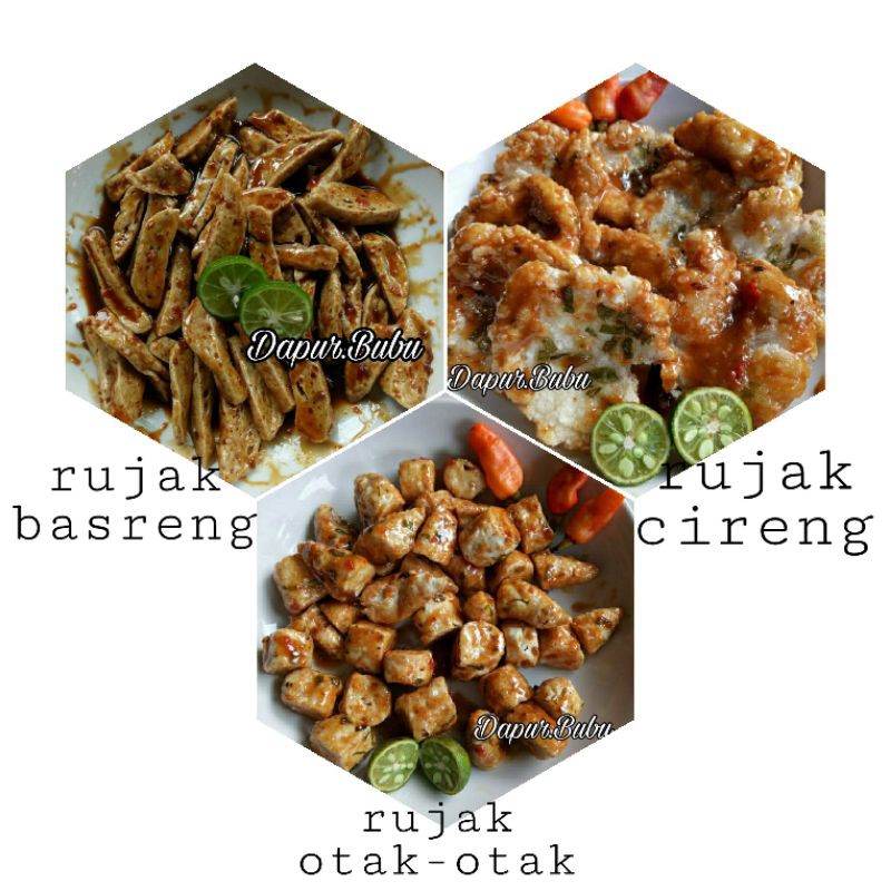 

RUJAK CIRENG, BASRENG, OTAK-OTAK / FROZEN FOOD By DAPUR.BUBU