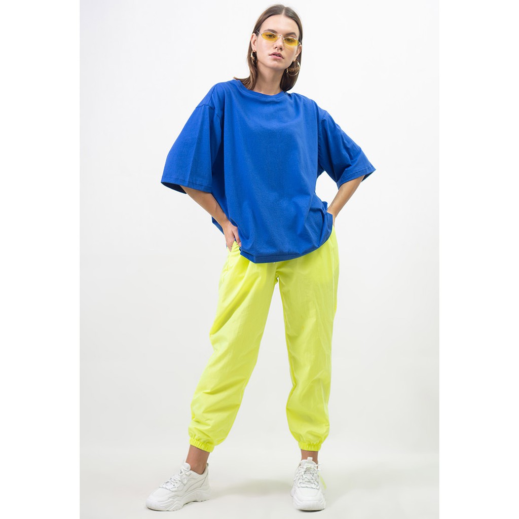 OCWA OVERSIZED TEE ELECTRIC BLUE