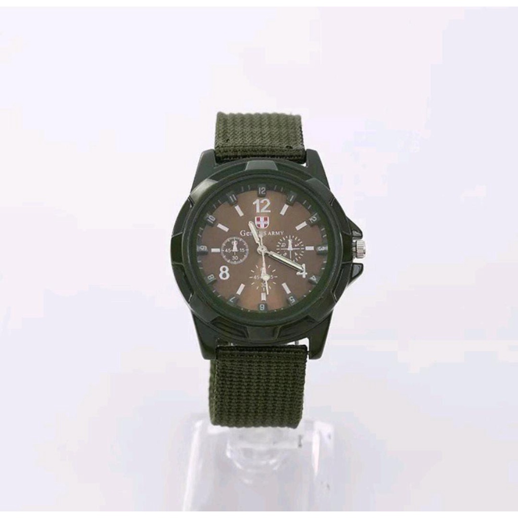 Jam Tangan Pria GEMIUS ARMY TALI BAHAN CANVAS (001C)