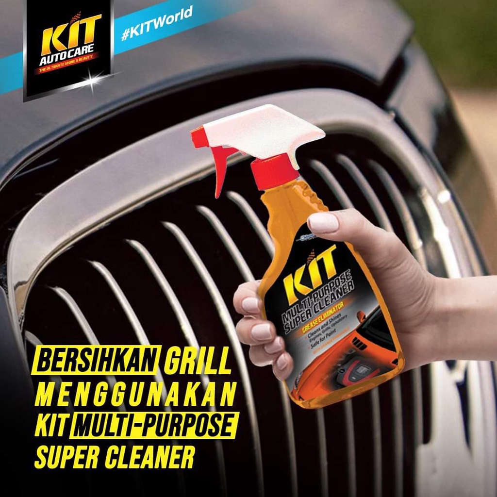 KIT Multi Purpose Cleaner 500 ml / Bersihkan Ruang Mesin, Jok, Palfon, Debu, Aspal / Non Abrasive Formula / DSM