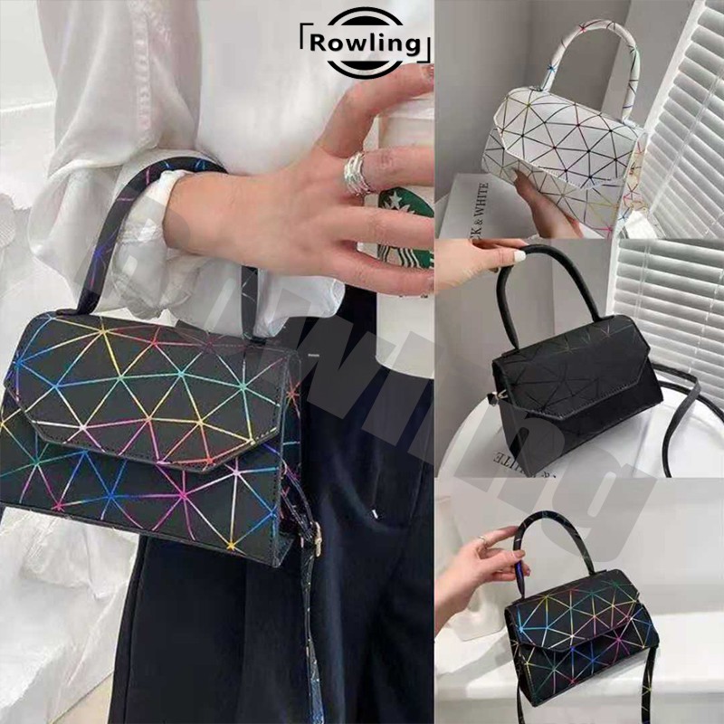 Rowling ( Tas-197) Tas Selempang Wanita Fashion Garis Polos/Tas Selempang Wanita Cantik Dan Elegan Import