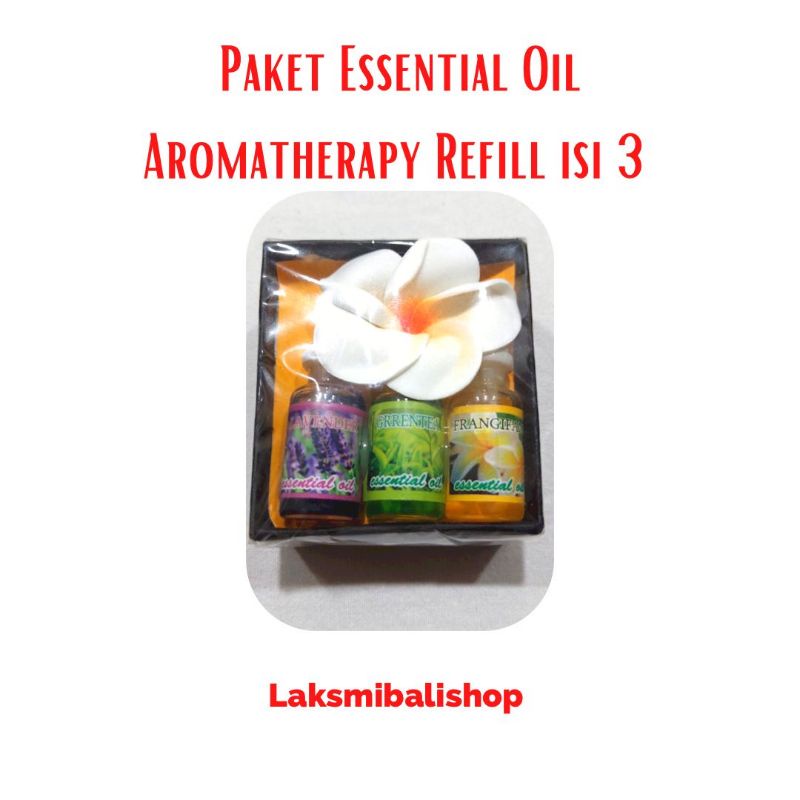 Paket Essential Oil Aromatherapy Refill isi 3