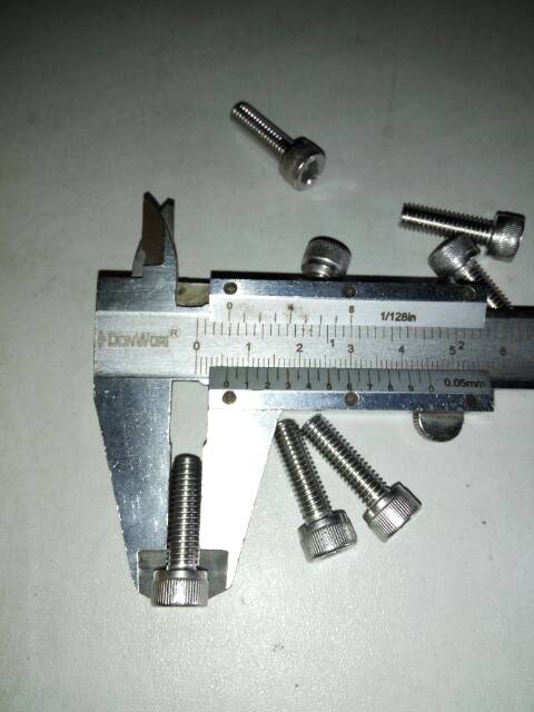 Baut L M6 x 20 (2cm) stainless 304 THE A2-70