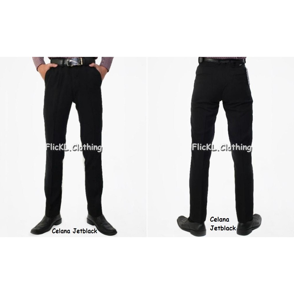 Celana Jetblack Panjang Formal Formil