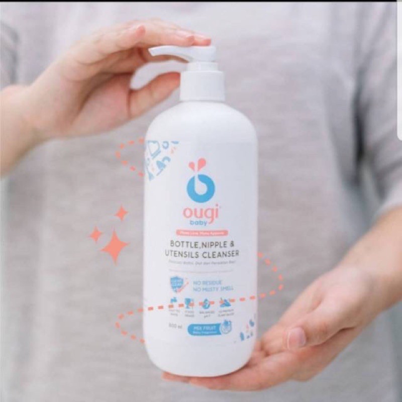 Ougi Baby Bottle Cleanser &amp; Dish soap 500ml - Sabun cuci botol bayi