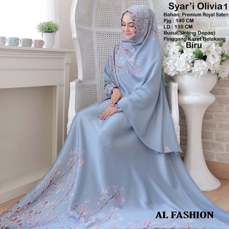 gamis syari olivia./gamis pesta