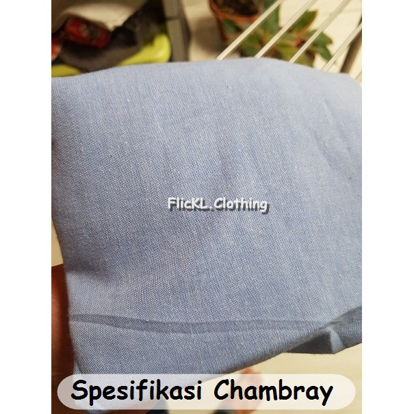 Bahan Kain Stanford Denim Chambray Stanford 6oz Tipis Rollan