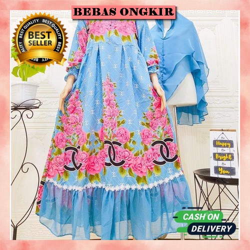 Dress Syari Murah Baju Ghamis Import Gsmis Kondangan Pesta Gamis Wanita Import Games Remaja Terbaru 