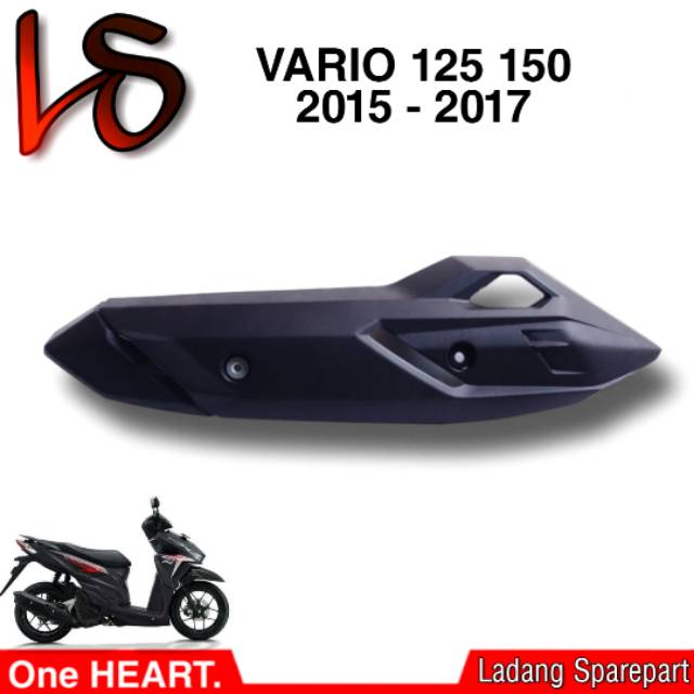 Cover knalpot Muffler Vario 125 150 LED 2015 2017 Original