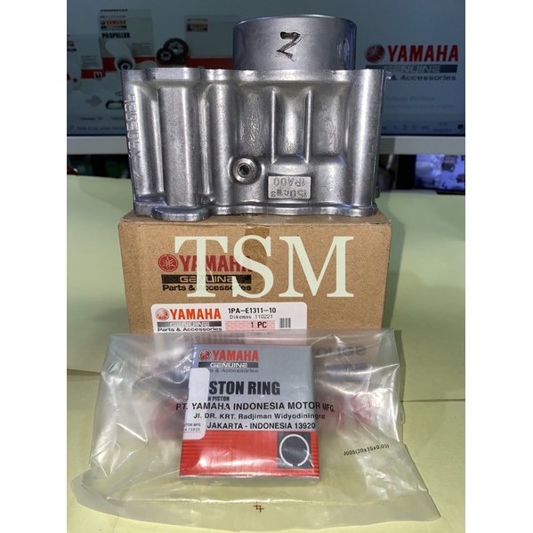 BLOCK SEHER ONLY VIXION NEW/OLD 1PA + RING PISTON 100% ORIGINAL