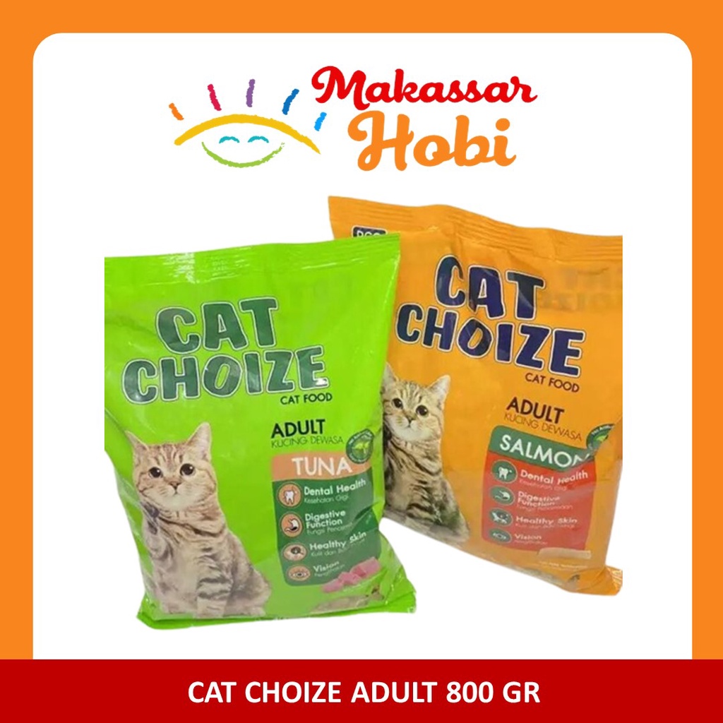 Makanan Kucing CAT CHOIZE Tuna Choise Choice Repack 800gr 800 gr gram