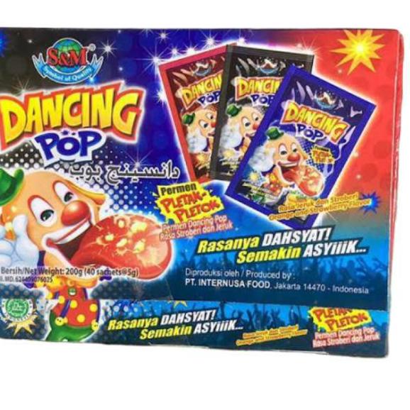 

8.8 SALE Permen Dancing Pop - Pletok pletok - Permen plethok dancing pop jadul yang meledak di mulut