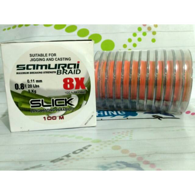 PE X8 multicolour Samurai Slick Connecting