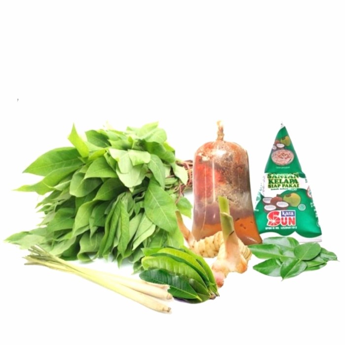

paket gulai daun singkong lengkap