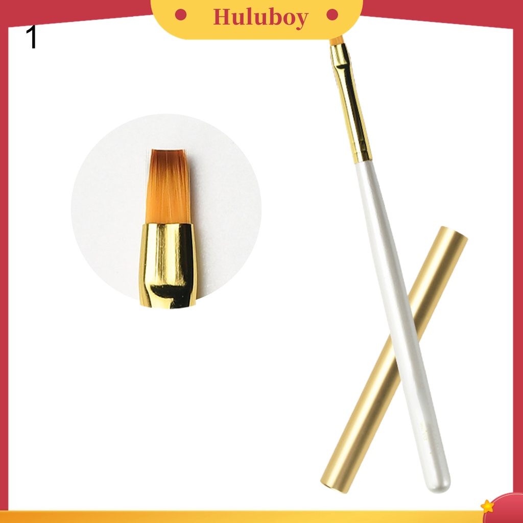 Huluboy Huluboy♡ Kuas Gambar Kuku Bahan Wol Nilon Untuk Salon