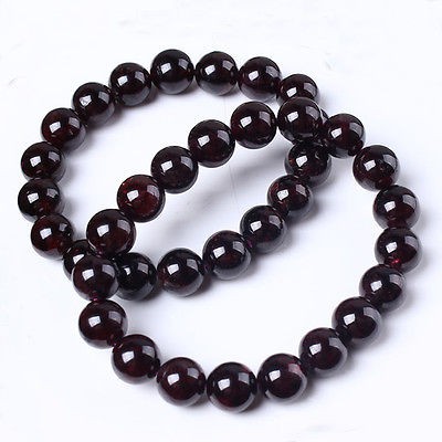 Gelang Batu Natural Garnet Body Glass Original Garansi Natural