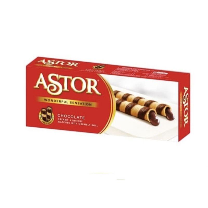 

Astor Double Chocolate Wafer Stick Coklat 150gr