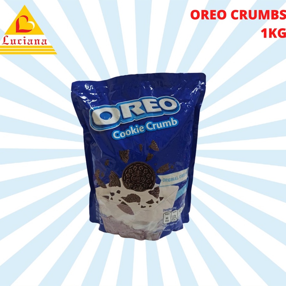 

Oreo Crumbs 1kg Remahan Oreo / Oreo Cacah / Biskuit oreo