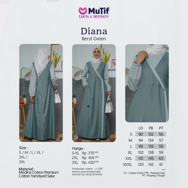 Gamis Mutif Diana
