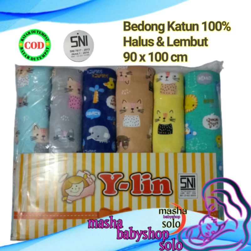 Bedong bayi katun halus , Bedong bayi sni motif