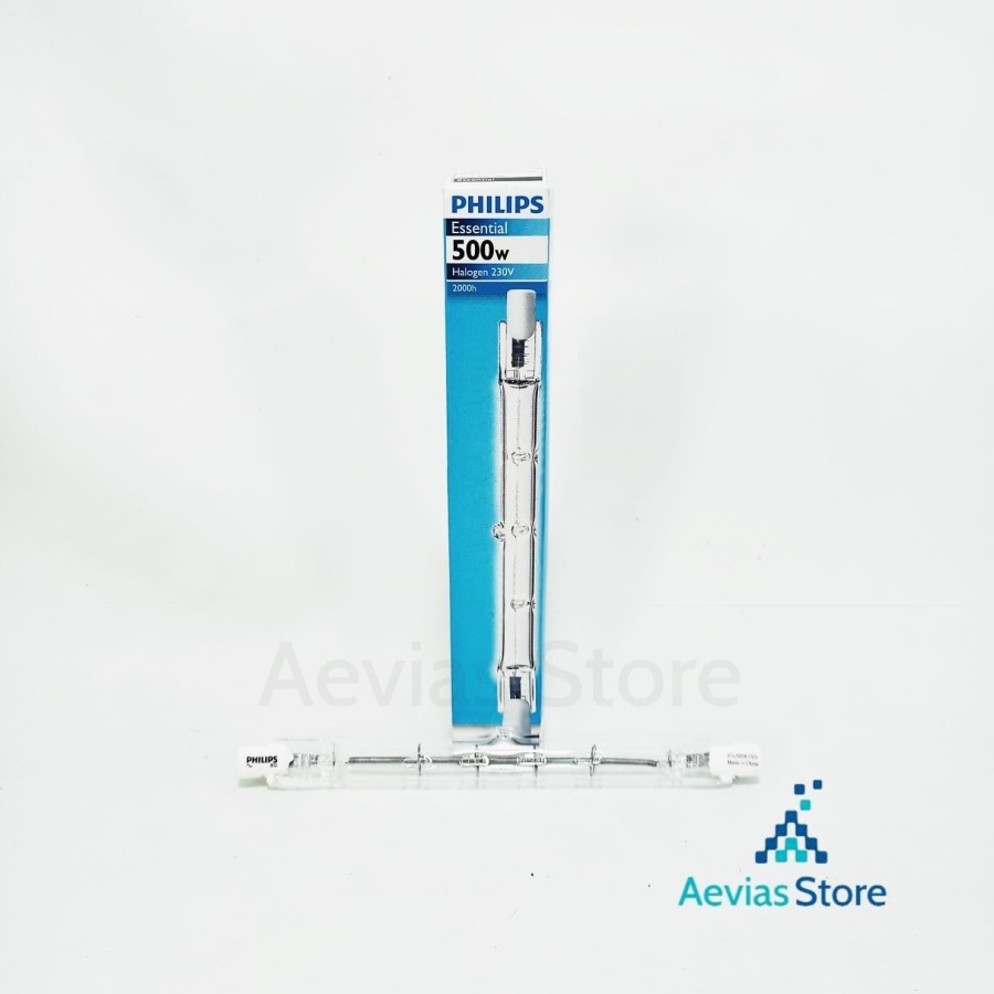 Bohlam / Bola Lampu Sorot Halogen 500 Watt, 1000 Watt Philips Plusline.