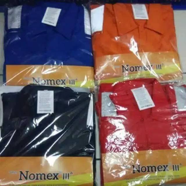 NOMEX IIIA Wearpack Safety Coverall Tahan Api Seragam Kerja Proyek Untuk Tambang Lengan Panjang