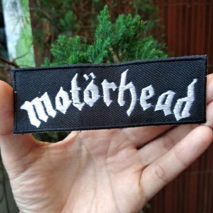Emblem Patch Bordir Logo Motor head Baru