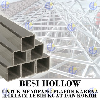 EELIC BHW 40X40X2MM 20CM BESI  HOLLOW  PIPA KOTAK BESI  BAJA 