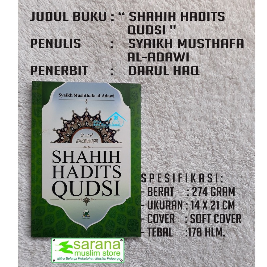 BUKU SHAHIH HADITS QUDSI