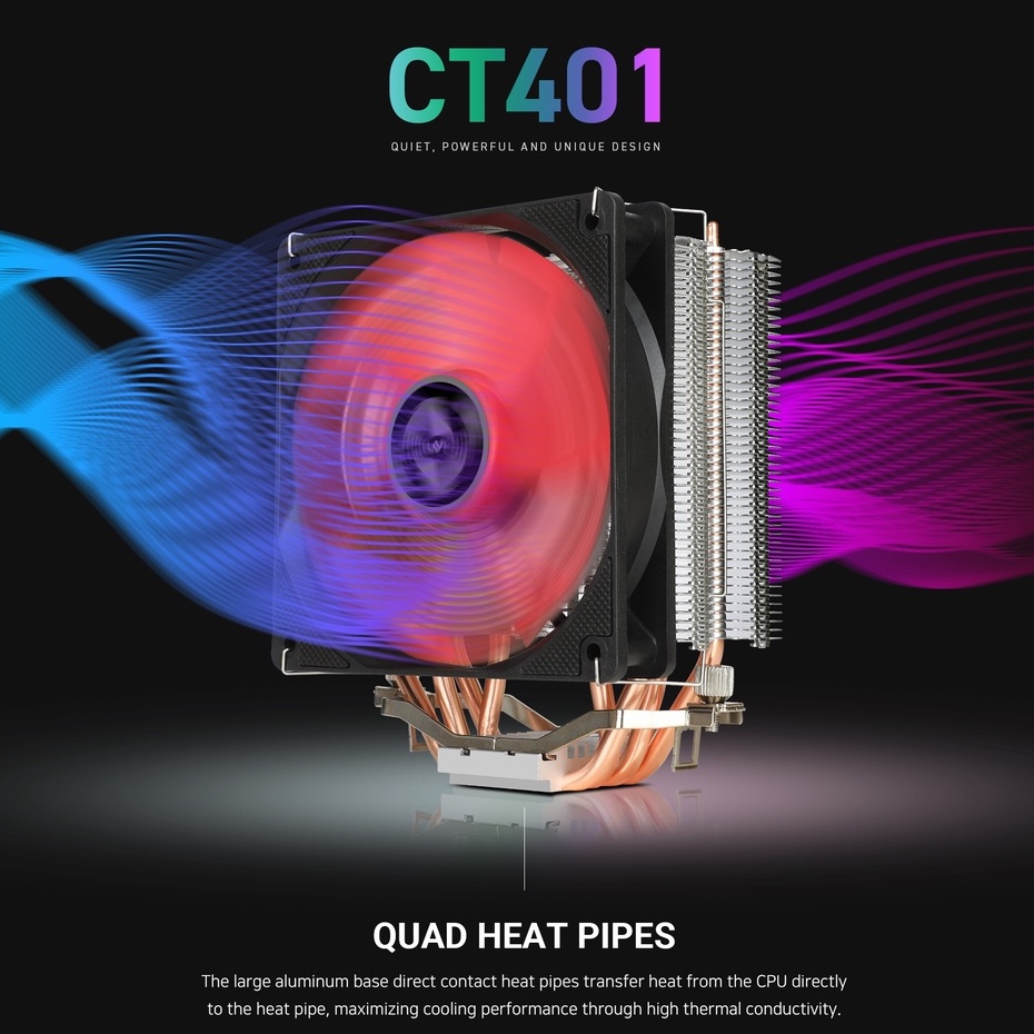 CPU Cooler ABKO T401 / CT401 Heatsink Abkoncore Coolstorm